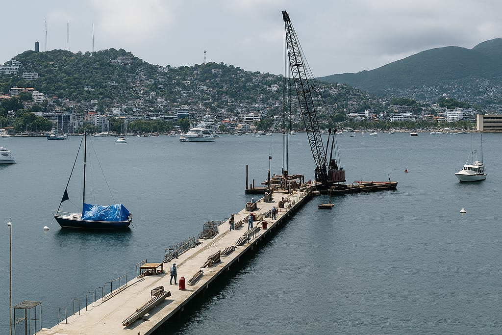 Muelle Santa Lucía, Acapulco, Gro. Concim